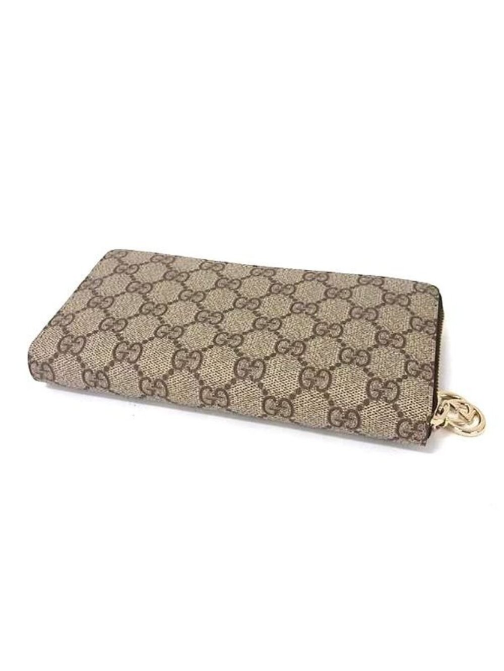 Gucci GG Supreme Zip Around Wallet Bill Pocket Ivory - Picture 2 of 5